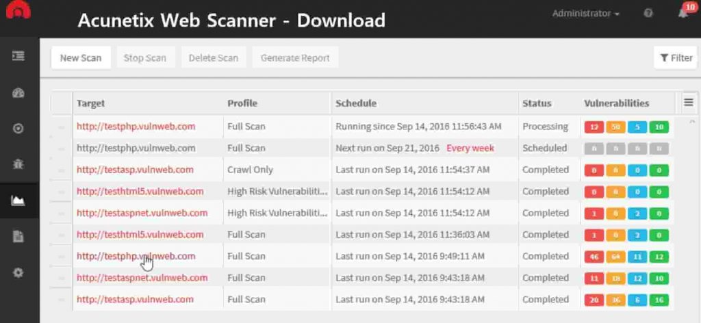 Download acunetix web vulnerability scanner 10 crack